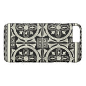 Zwarte en Witte Mandala Motif door Vision Studio Case-Mate iPhone Case (Achterkant (Horizontaal))