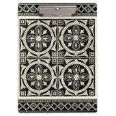 Zwarte en Witte Mandala Motif door Vision Studio Klembord (Voorkant)