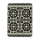 Zwarte en Witte Mandala Motif door Vision Studio Magneet (Verticaal)