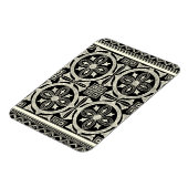 Zwarte en Witte Mandala Motif door Vision Studio Magneet (Linkerzijde)