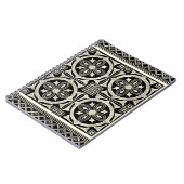 Zwarte en Witte Mandala Motif door Vision Studio Notitieboek (Linkerzijde)
