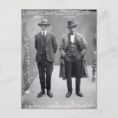  zwarte en witte Mannen Mok Shot Briefkaart (Voorkant)