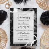 Zwarte en witte marmer bruilding kaart