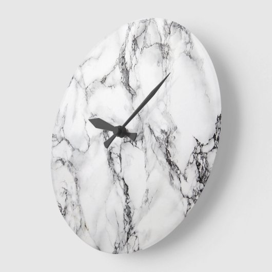 zwarte en witte marmer grote klok (Hoek)