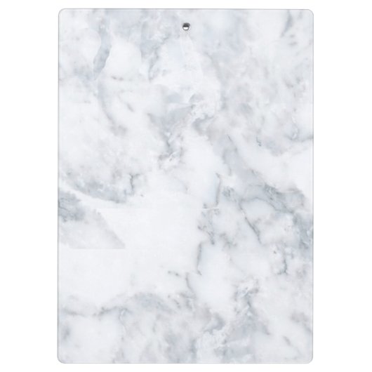 Zwarte en witte marmer klembord (Achterkant)