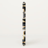 Zwarte en witte marmer Marokkaanse mozaïek Case-Mate iPhone Case (Achterkant / rechts)