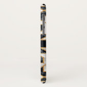 Zwarte en witte marmer Marokkaanse mozaïek Case-Mate iPhone Case (Achterkant/links)