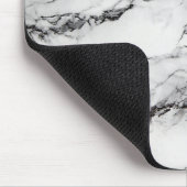 zwarte en witte marmer muismat (Hoek)