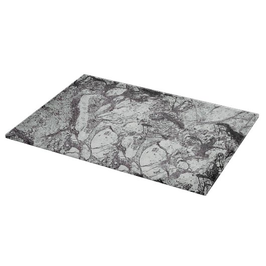 Zwarte en witte marmer snijplank (Hoek)