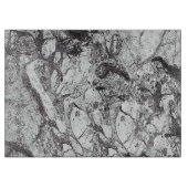 Zwarte en witte marmer snijplank (Voorkant)