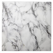 zwarte en witte marmer tegeltje (Voorkant)