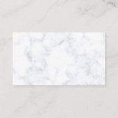 zwarte en witte marmer visitekaartje (Achterkant)