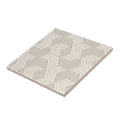 zwarte en witte  meettegels tegeltje (Zijkant)