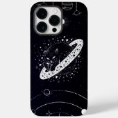 Zwarte en witte melkweg Case-Mate iPhone case (Achterkant)