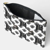 Zwarte en Witte Mode Atelier Make-uptasje Chic Etui (Open)