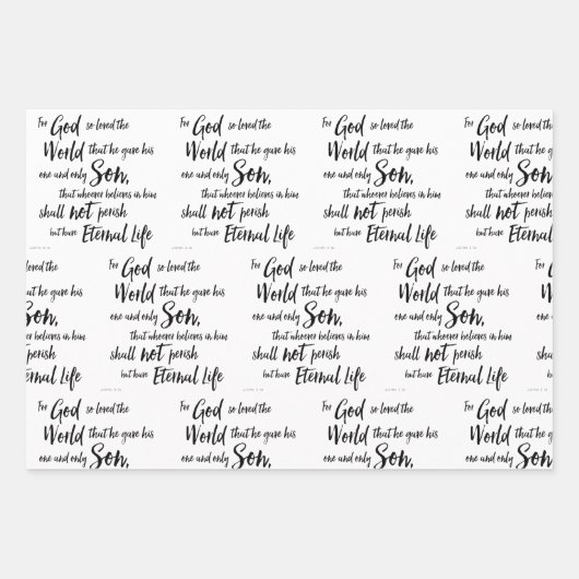 Zwarte en witte moderne Kerstmis Inpakpapier Vel (Voorkant 2)