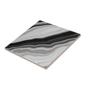 Zwarte en witte, moderne marmer keramische Tegel Tegeltje (Zijkant)