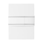 Zwarte en Witte Moderne Minimale Uitnodiging Uitnodigingen Wikkel (Achterkant Voorbeeld)