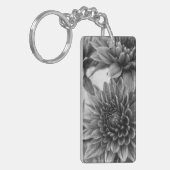 Zwarte en witte moeders sleutelhanger (Voorkant Links)