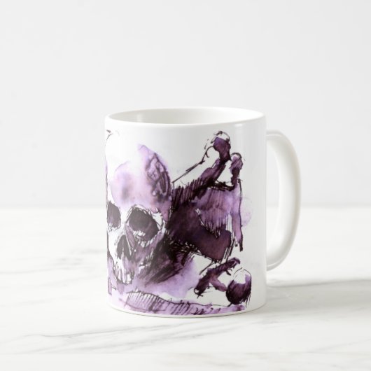 zwarte en witte mok (Voorkant rechts)