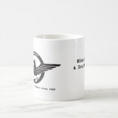 Zwarte en witte Mok (Center)