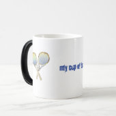 Zwarte en witte Mok (Voorkant links)