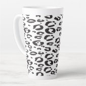 Zwarte en witte Mok voor afdrukontwerp (Linkerhoek)