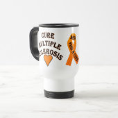 Zwarte en witte Mok Zoek een crème (Voorkant links)