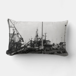 Zwarte en witte monochrome havikkers kussen