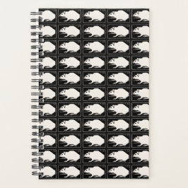 Zwarte en witte muis van Julie de Graag 2022 Planner