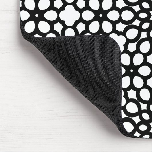 Zwarte en witte Muismat (Hoek)