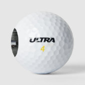 Zwarte en witte Nash Golfballen (Logo)
