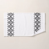 Zwarte en witte Noorse grens Bad Handdoek (Handdoek)