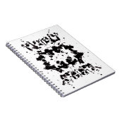 Zwarte en witte Notitieboek (Rechterzijde)