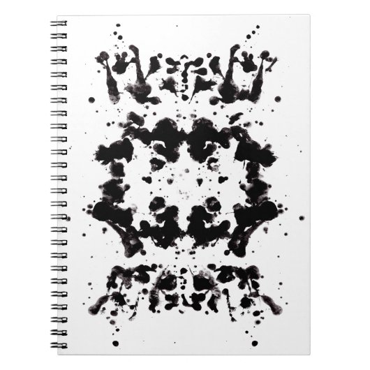 Zwarte en witte Notitieboek (Voorkant)