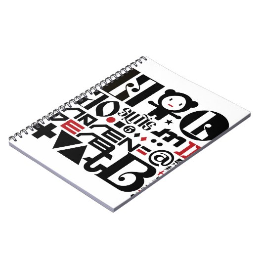 ZWARTE EN WITTE NOTITIEBOEK (Linkerzijde)