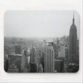 Zwarte en witte NYC Skyline Cityscape Muismat (Voorkant)