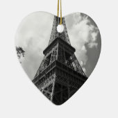 Zwarte en witte olifantentoren in Parijs Keramisch Ornament (Rechts)