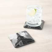 Zwarte en witte olifantentoren in Parijs Onderzetter (Rechterzijde)