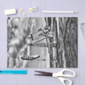 Zwarte en witte olivelpompeenheid tissuepapier (Craft)