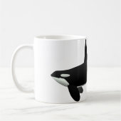Zwarte en Witte Orca Killer Whale Koffiemok (Links)