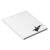Zwarte en Witte Orca Killer Whale Notitieblok (Schuin)