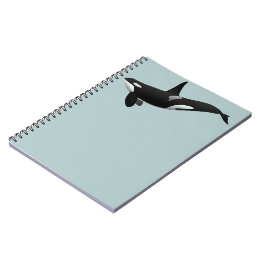 Zwarte en Witte Orca Killer Whale Notitieboek (Linkerzijde)