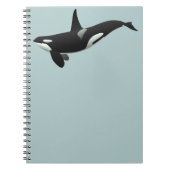 Zwarte en Witte Orca Killer Whale Notitieboek (Voorkant)