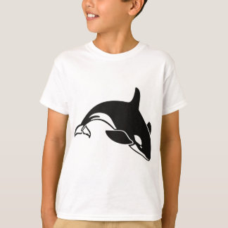 Zwarte en Witte Orca Killer Whale T-shirt