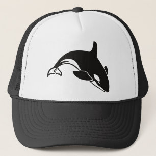 Zwarte en witte orca Killer Whale Trucker Pet
