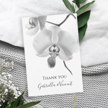 Zwarte en witte orchidee weddenschap