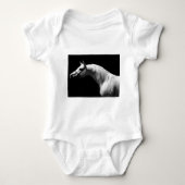 Zwarte en witte paarden romper (Voorkant)