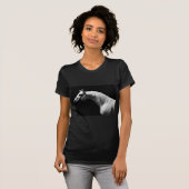 Zwarte en witte paarden t-shirt (Voorkant volledig)