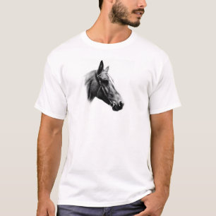 Zwarte en witte paarden t-shirt